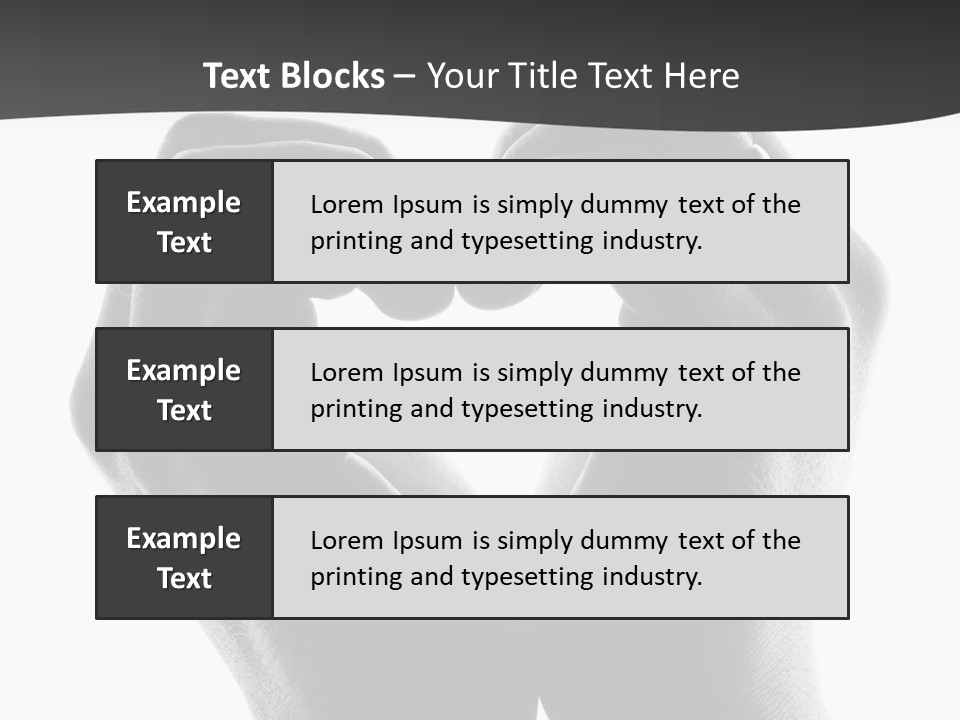 Heart Shape Care  PowerPoint Template