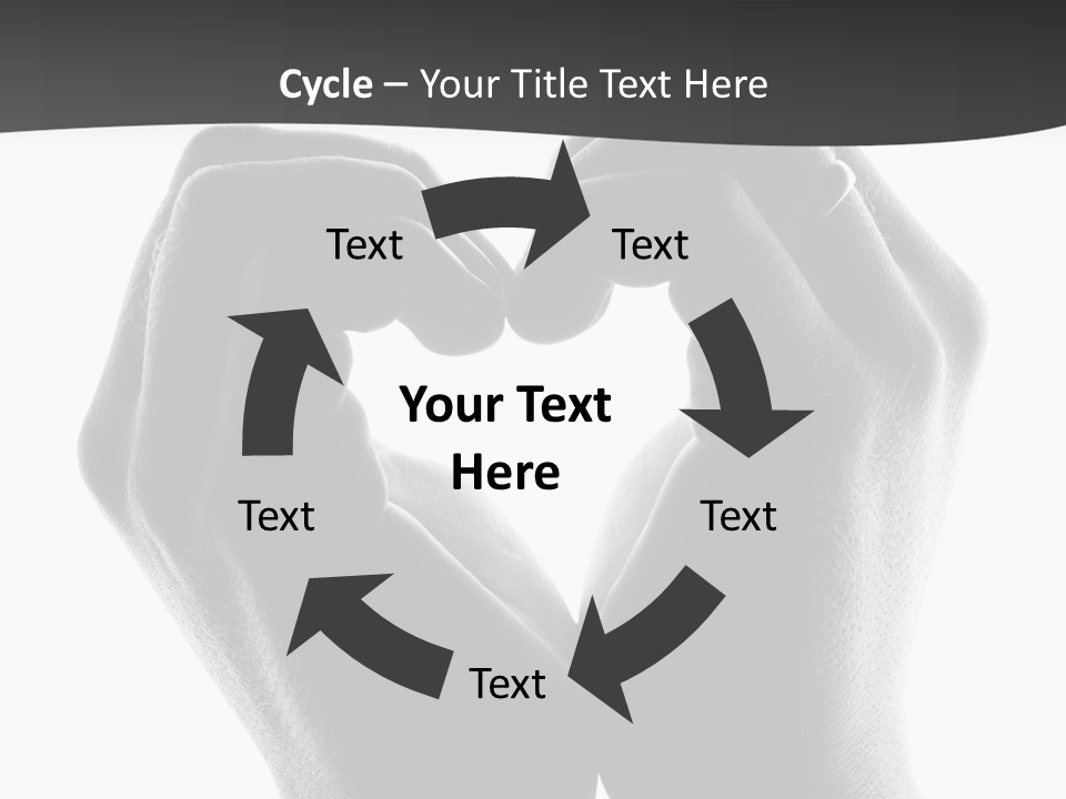 Heart Shape Care  PowerPoint Template