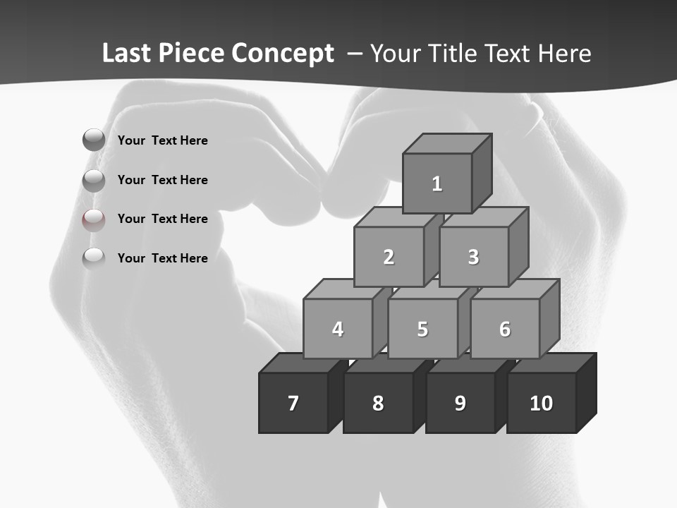 Heart Shape Care  PowerPoint Template