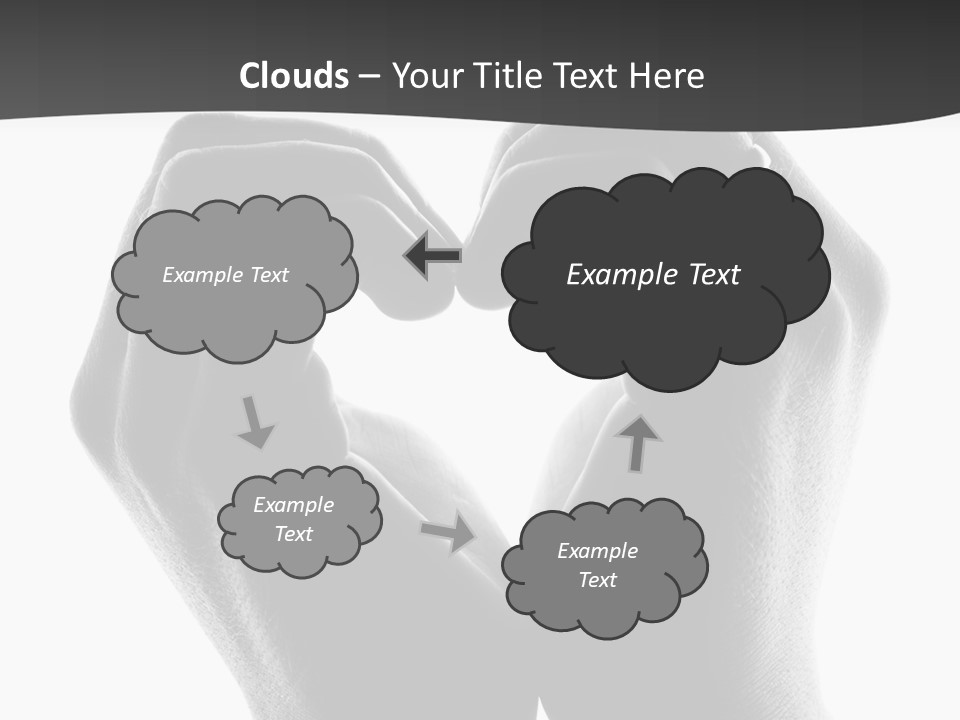 Heart Shape Care  PowerPoint Template