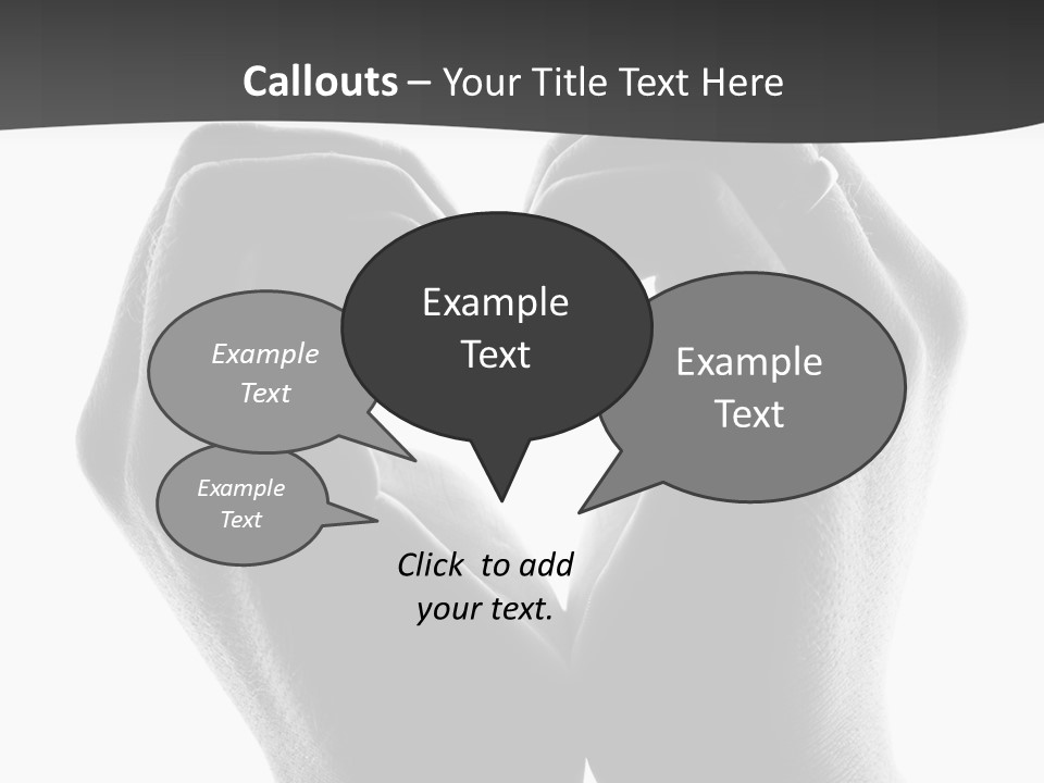 Heart Shape Care  PowerPoint Template