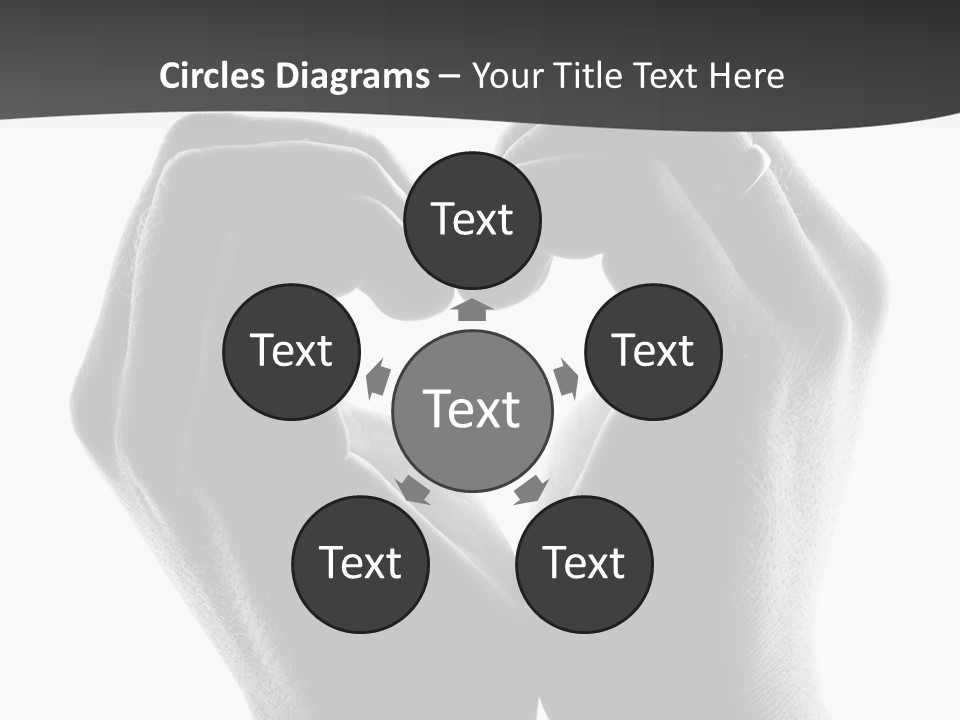 Heart Shape Care  PowerPoint Template