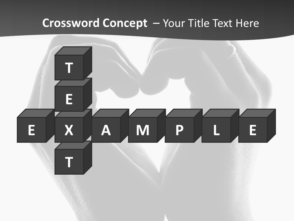 Heart Shape Care  PowerPoint Template