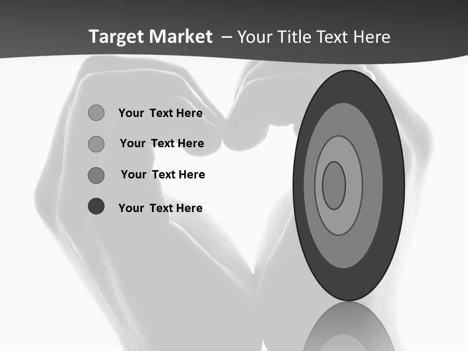 Heart Shape Care  PowerPoint Template