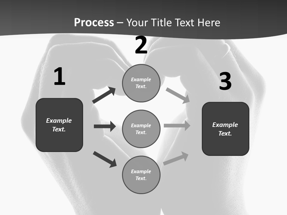 Heart Shape Care  PowerPoint Template