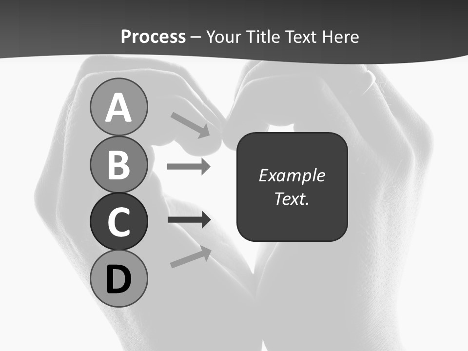 Heart Shape Care  PowerPoint Template