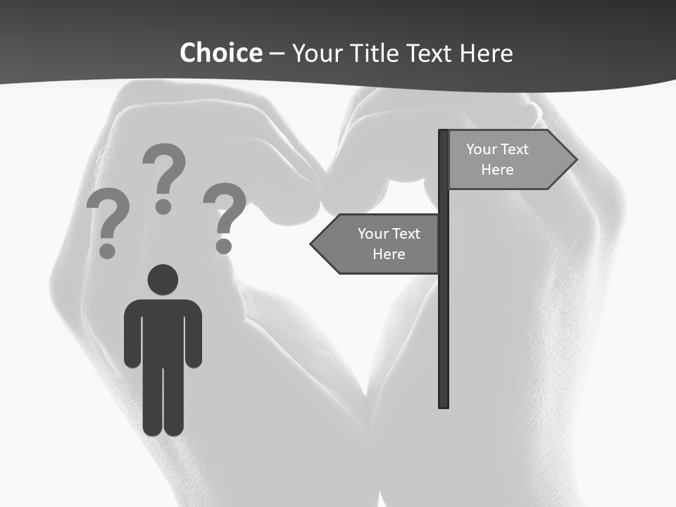 Heart Shape Care  PowerPoint Template
