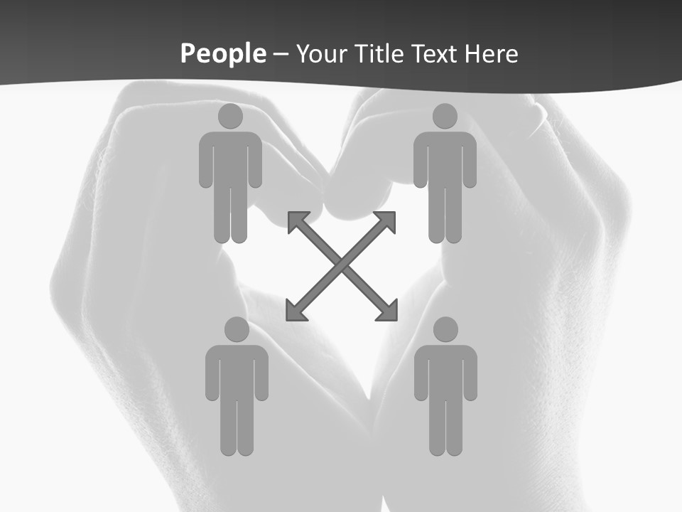 Heart Shape Care  PowerPoint Template