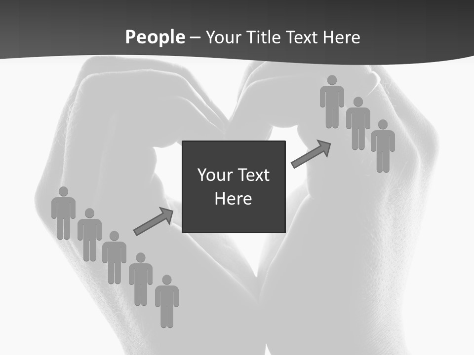 Heart Shape Care  PowerPoint Template
