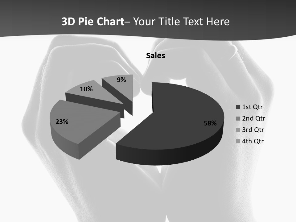 Heart Shape Care  PowerPoint Template