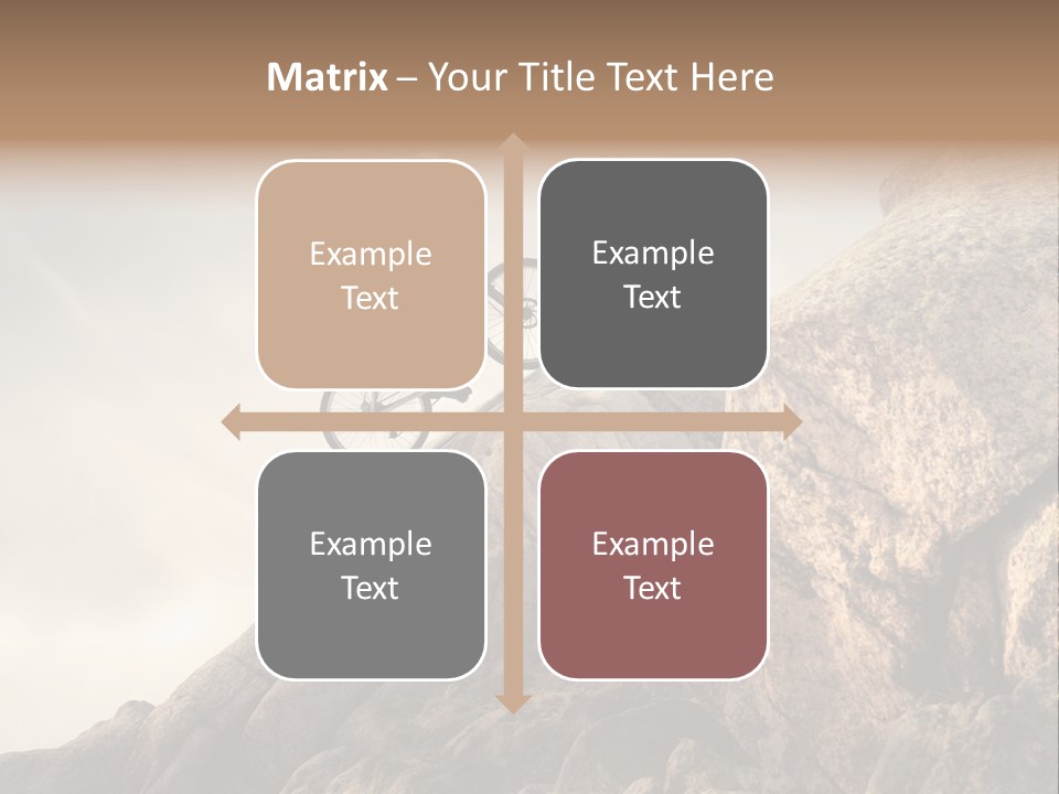Rider Difficulty Stone PowerPoint Template