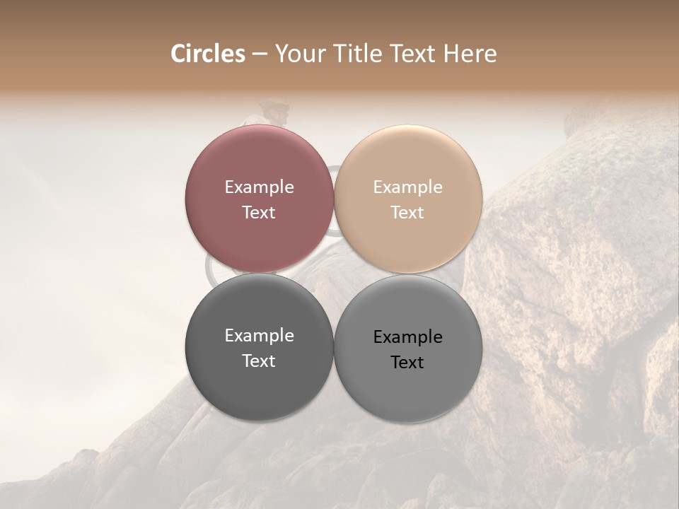 Rider Difficulty Stone PowerPoint Template