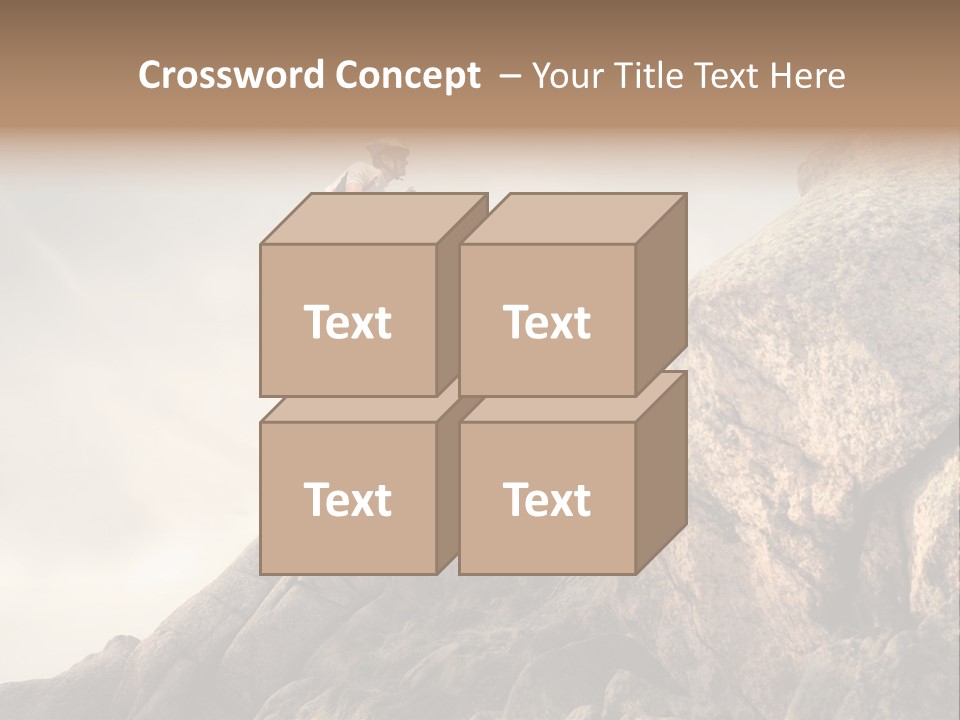 Rider Difficulty Stone PowerPoint Template
