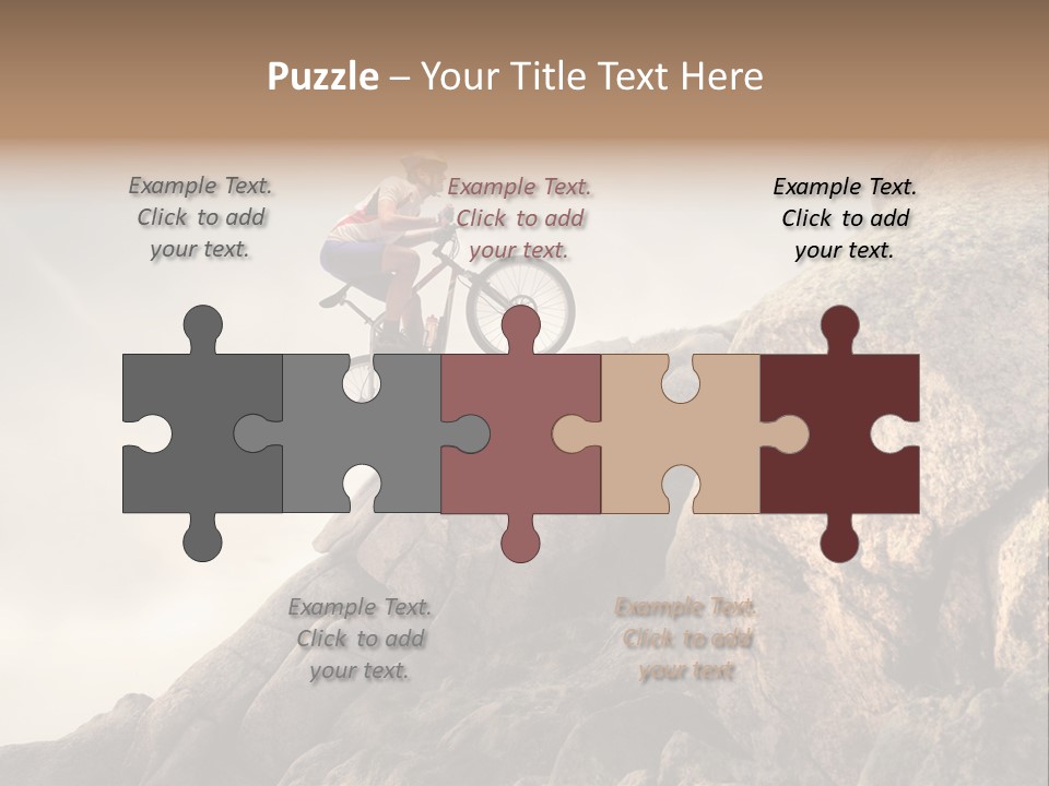 Rider Difficulty Stone PowerPoint Template