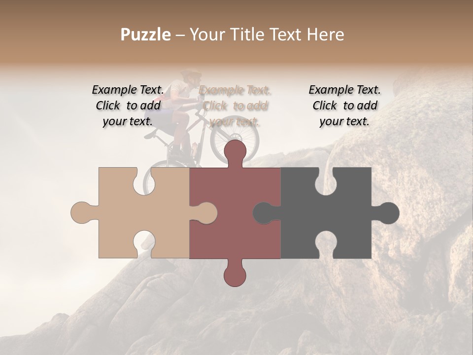 Rider Difficulty Stone PowerPoint Template