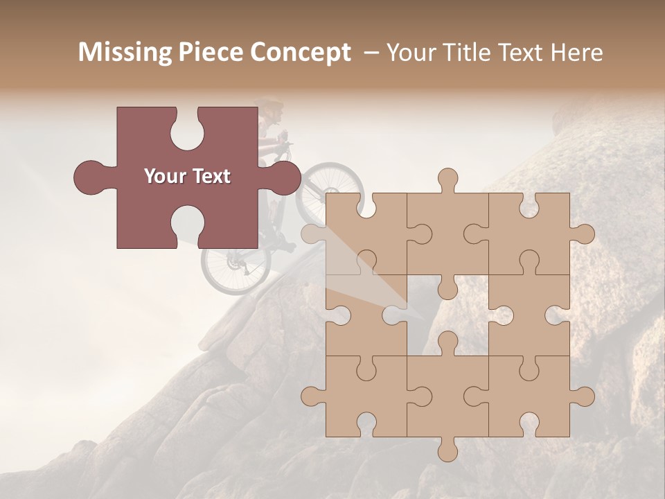 Rider Difficulty Stone PowerPoint Template