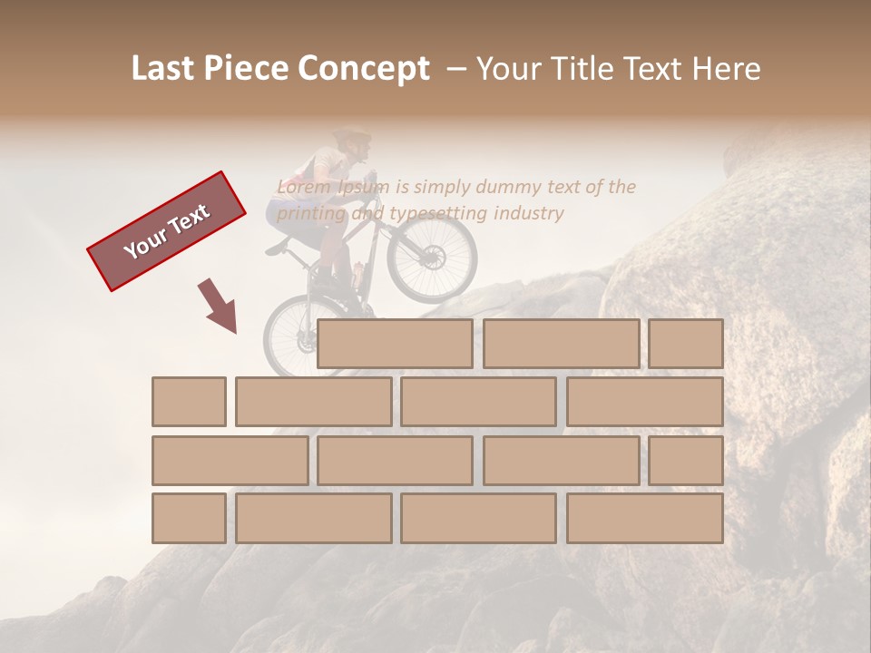 Rider Difficulty Stone PowerPoint Template