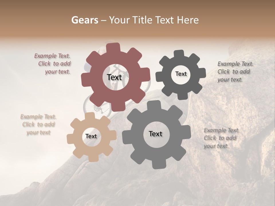 Rider Difficulty Stone PowerPoint Template