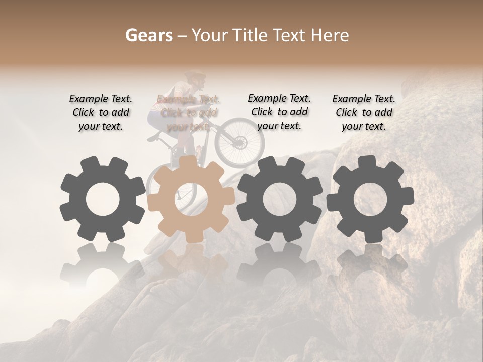 Rider Difficulty Stone PowerPoint Template