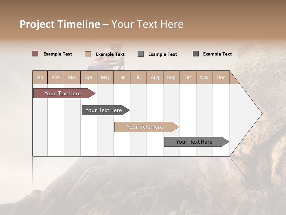 Rider Difficulty Stone PowerPoint Template