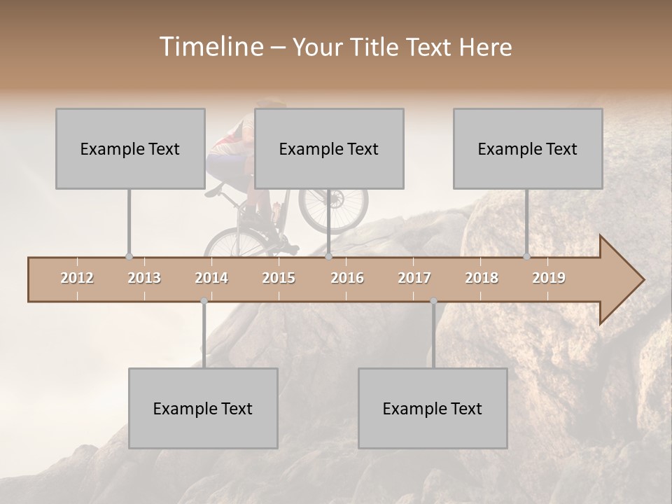 Rider Difficulty Stone PowerPoint Template