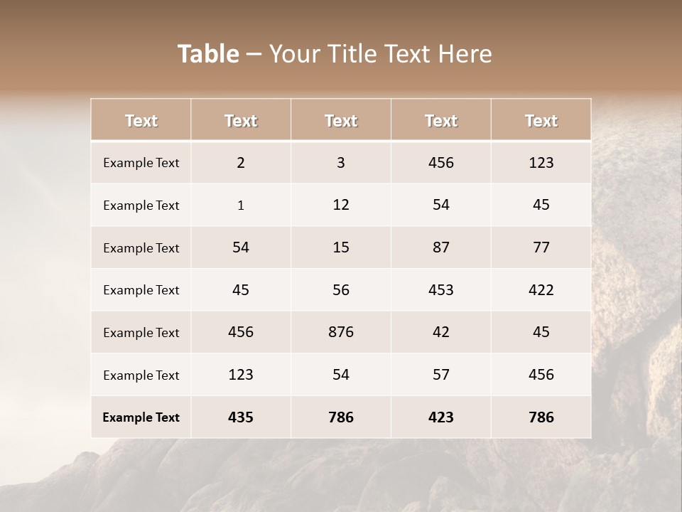 Rider Difficulty Stone PowerPoint Template
