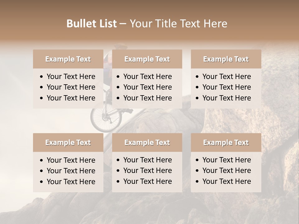 Rider Difficulty Stone PowerPoint Template