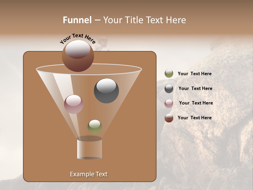 Rider Difficulty Stone PowerPoint Template