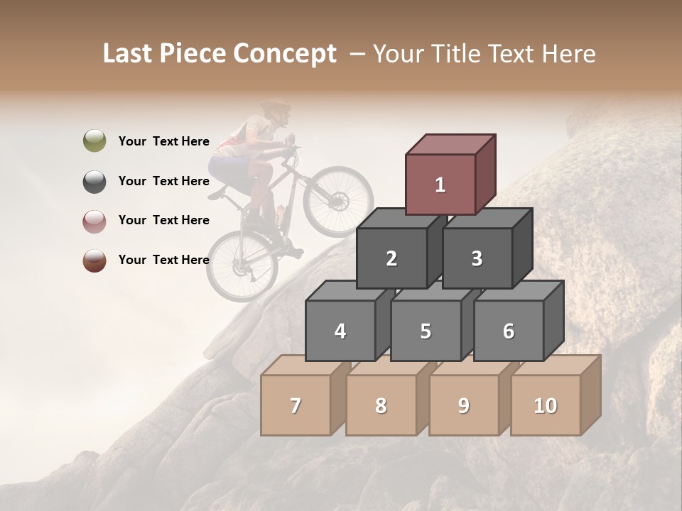 Rider Difficulty Stone PowerPoint Template