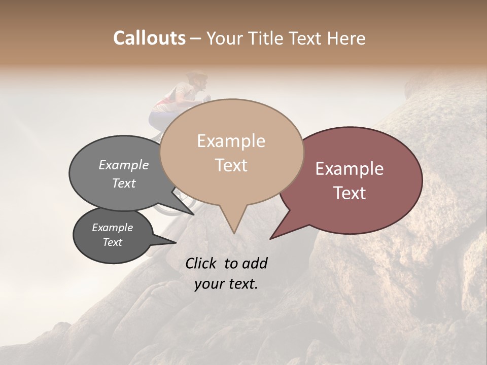Rider Difficulty Stone PowerPoint Template