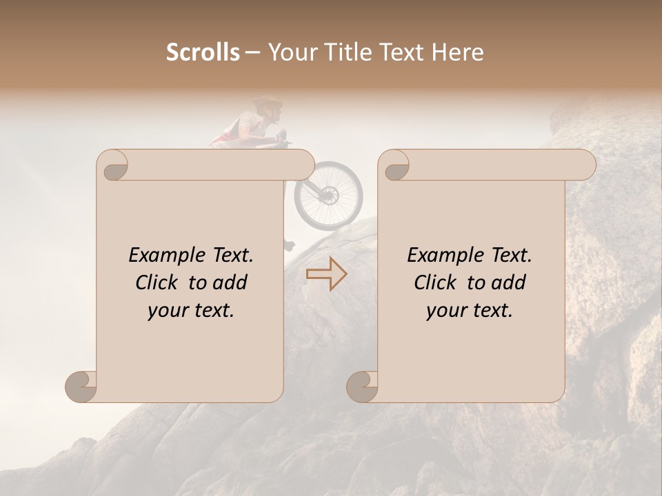 Rider Difficulty Stone PowerPoint Template