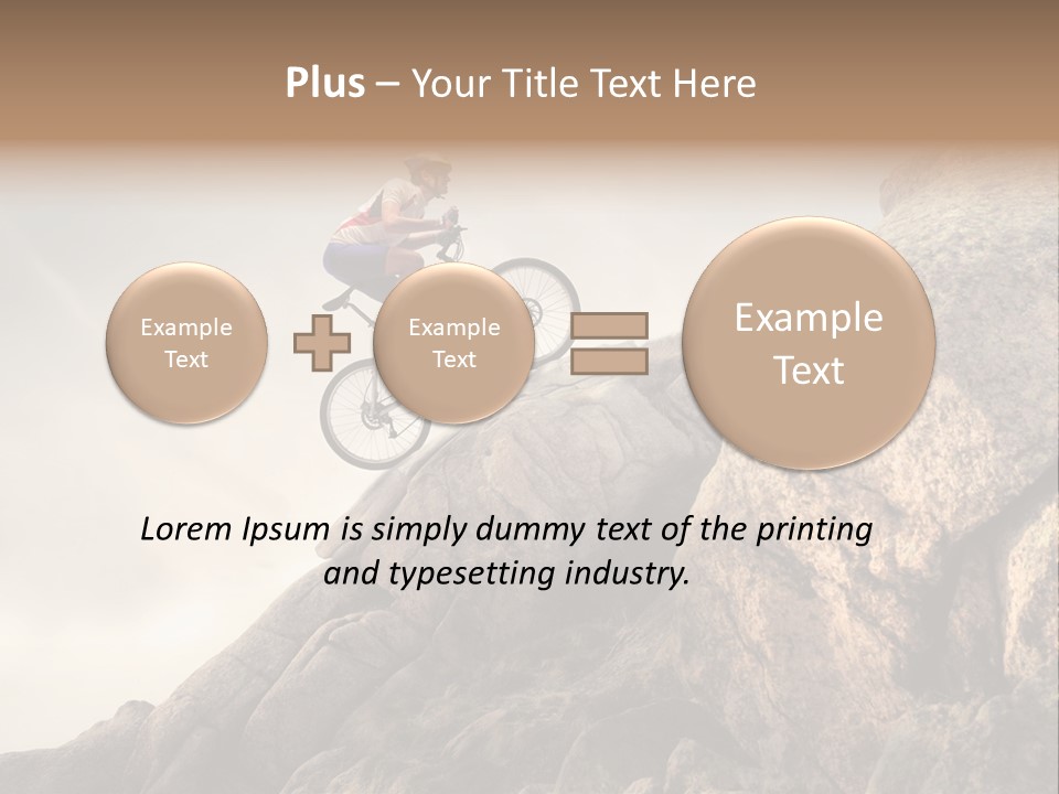 Rider Difficulty Stone PowerPoint Template