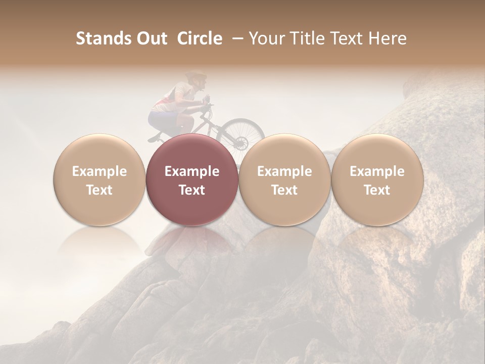 Rider Difficulty Stone PowerPoint Template