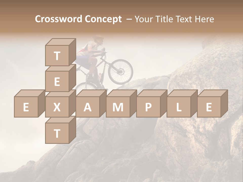 Rider Difficulty Stone PowerPoint Template