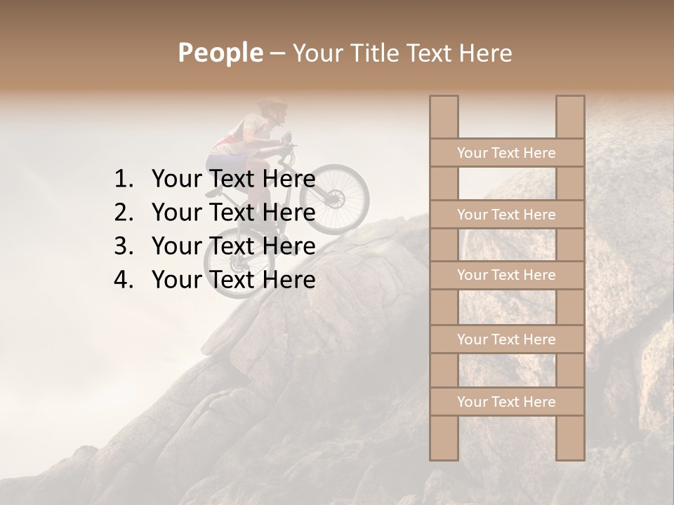 Rider Difficulty Stone PowerPoint Template
