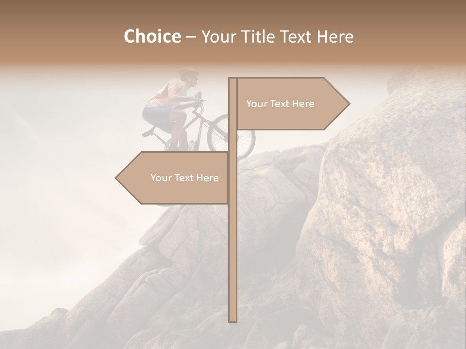 Rider Difficulty Stone PowerPoint Template