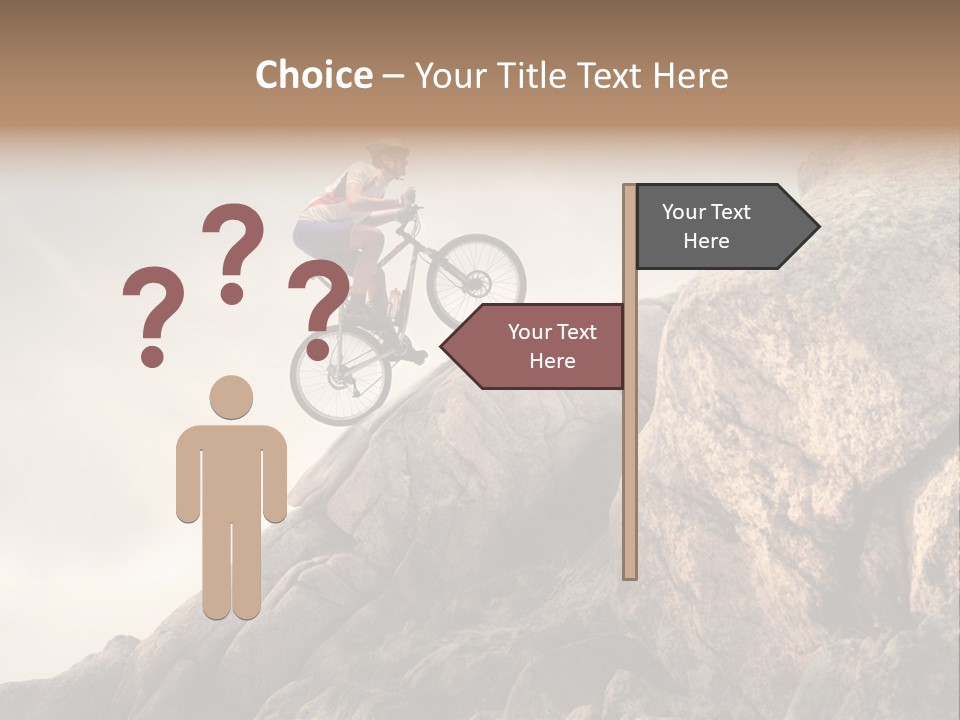 Rider Difficulty Stone PowerPoint Template