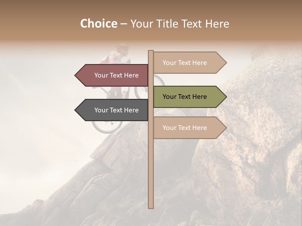 Rider Difficulty Stone PowerPoint Template