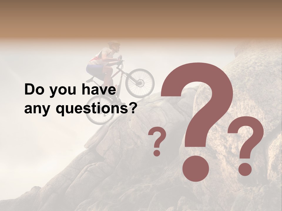 Rider Difficulty Stone PowerPoint Template