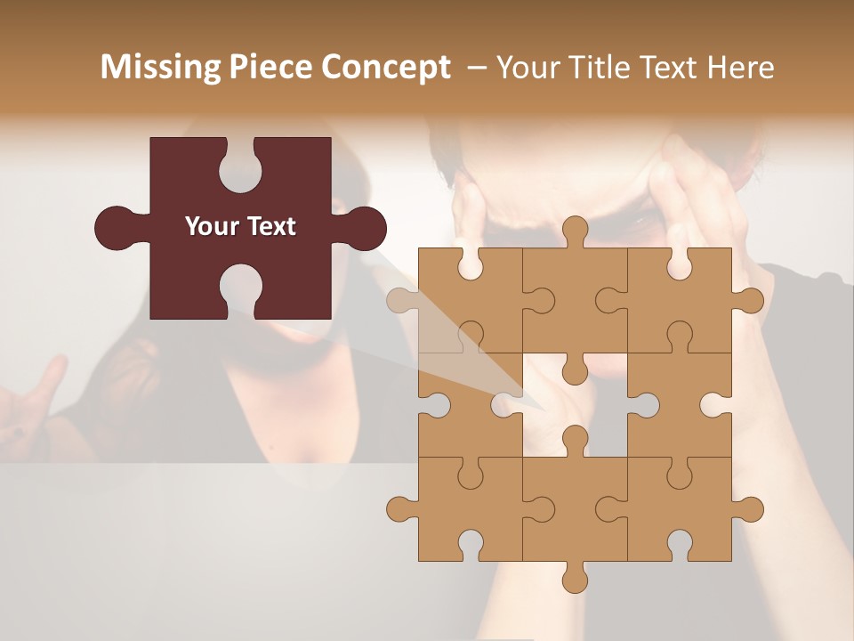 Man Headache Scream PowerPoint Template