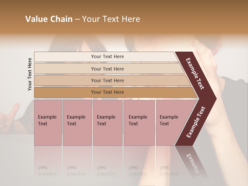 Man Headache Scream PowerPoint Template