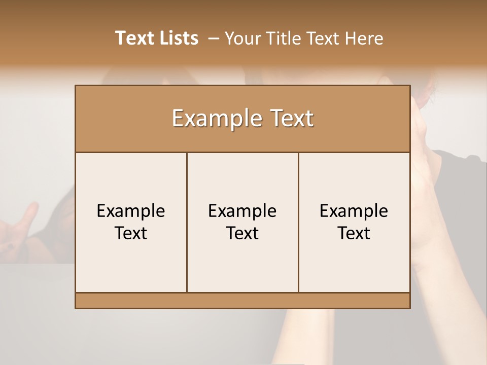 Man Headache Scream PowerPoint Template