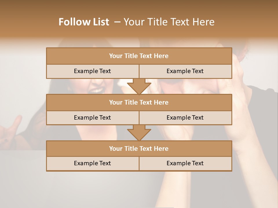 Man Headache Scream PowerPoint Template