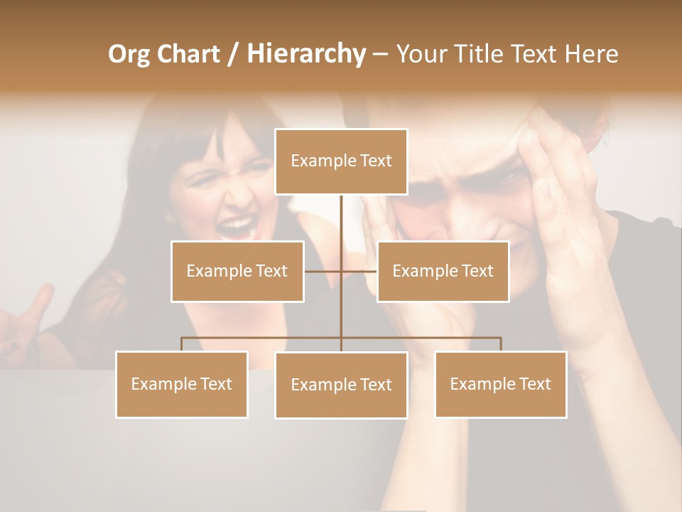 Man Headache Scream PowerPoint Template