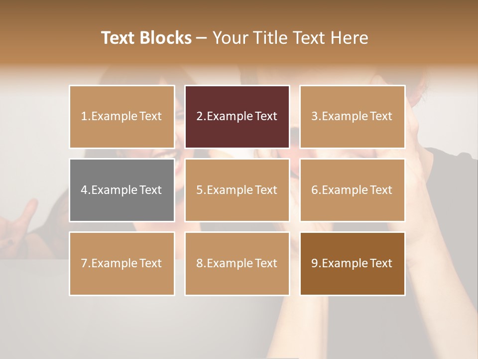 Man Headache Scream PowerPoint Template
