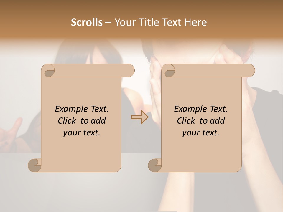 Man Headache Scream PowerPoint Template