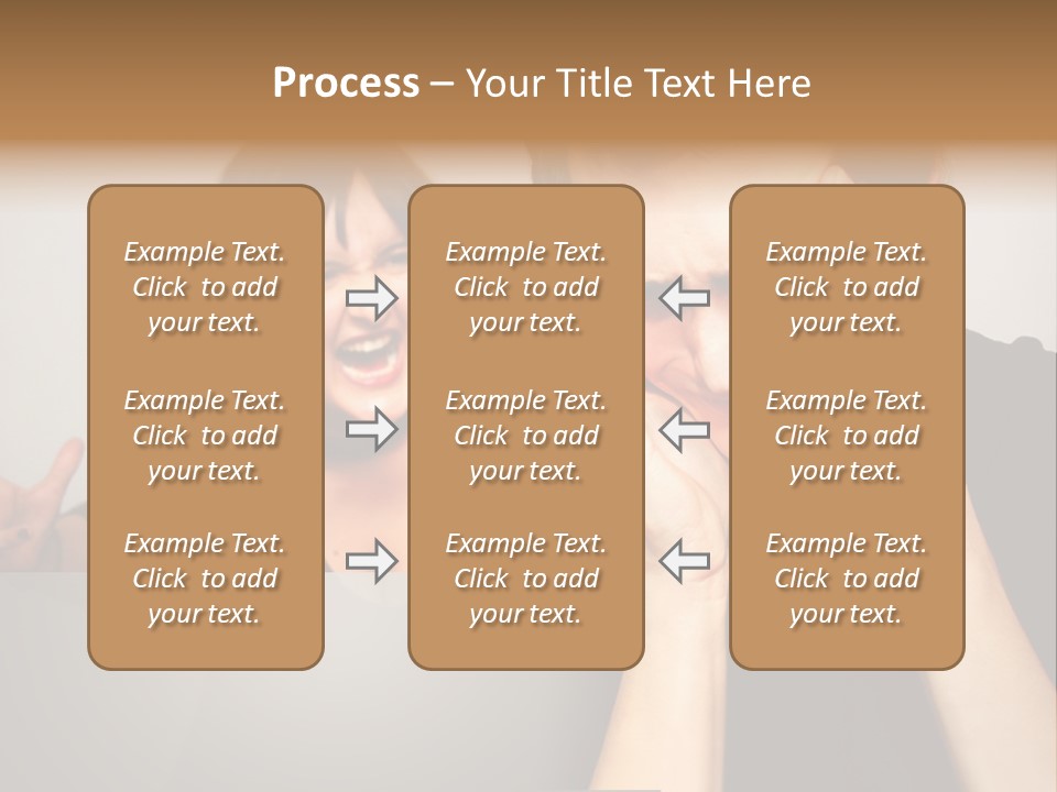 Man Headache Scream PowerPoint Template