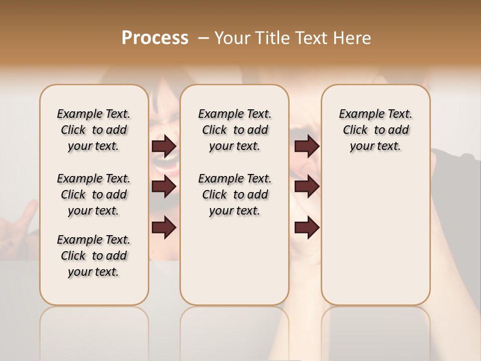 Man Headache Scream PowerPoint Template