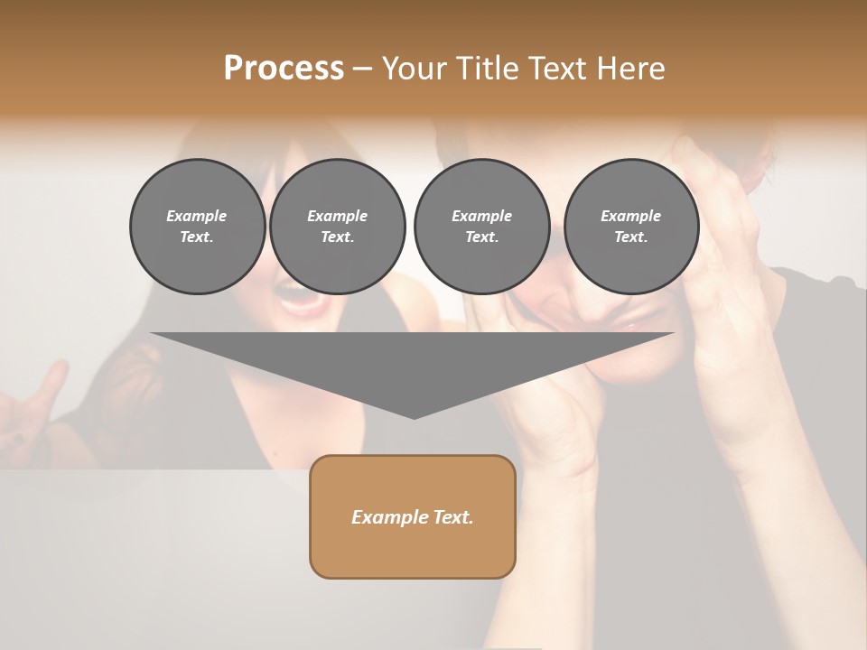 Man Headache Scream PowerPoint Template