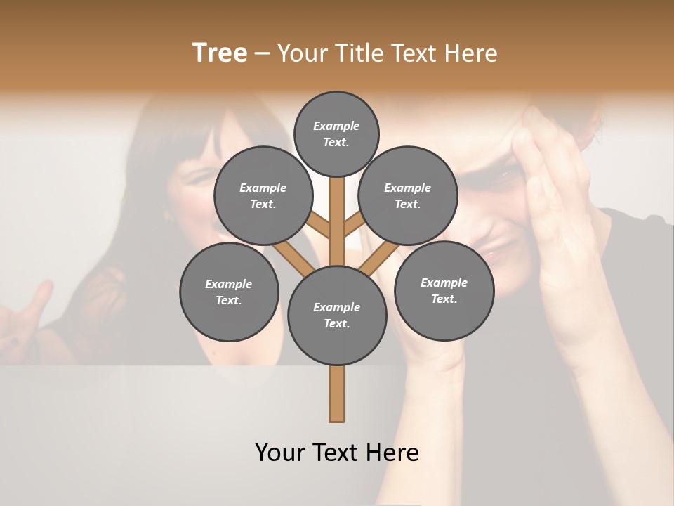 Man Headache Scream PowerPoint Template
